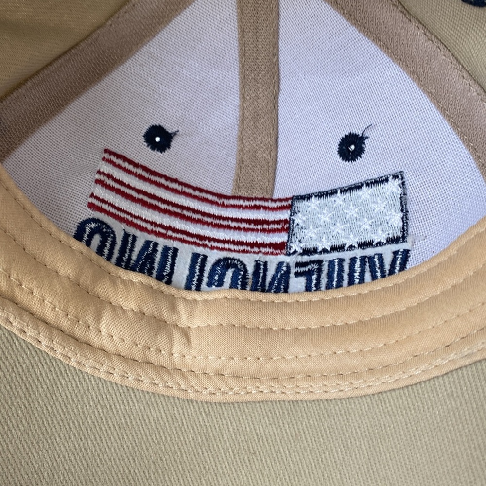 RARE 🇺🇸United States Yuengling Lager Khaki Tan Baseball Cap - Picture 3 of 4